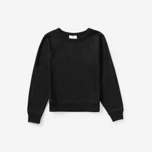 Everlane Lightweight French Terry Crew XL black or gray